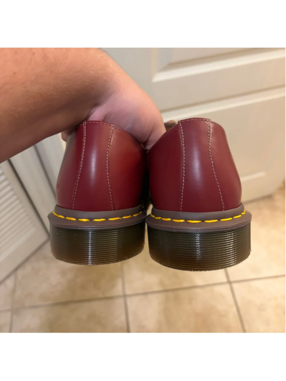 Men's Dr. Martens 1461 Made in England Burgundy Size 11